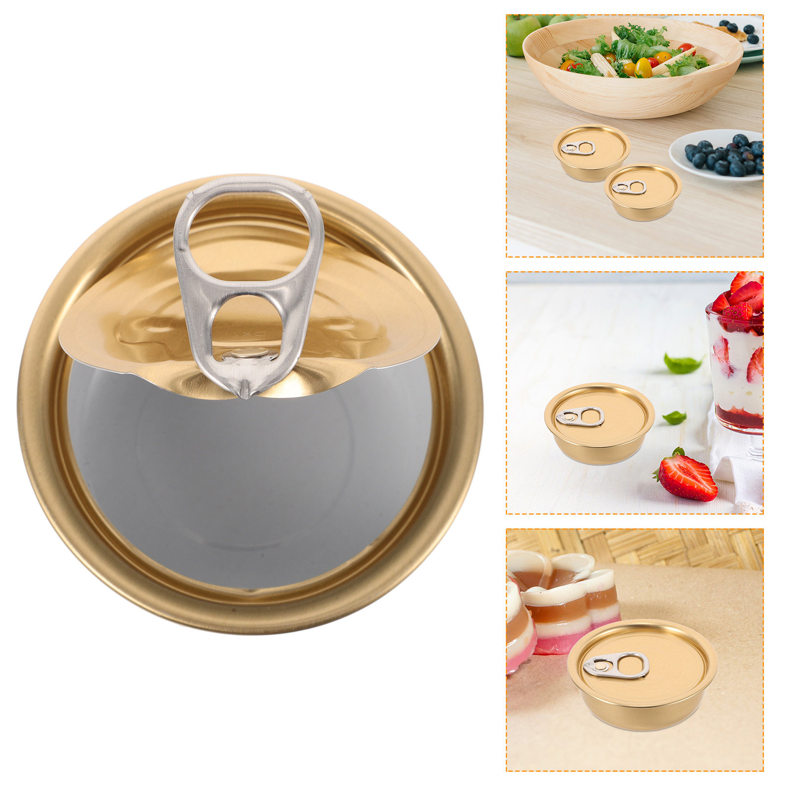 Food Snacks Easy - 12 Stück 40ml Aluminium-Dosen mit leicht