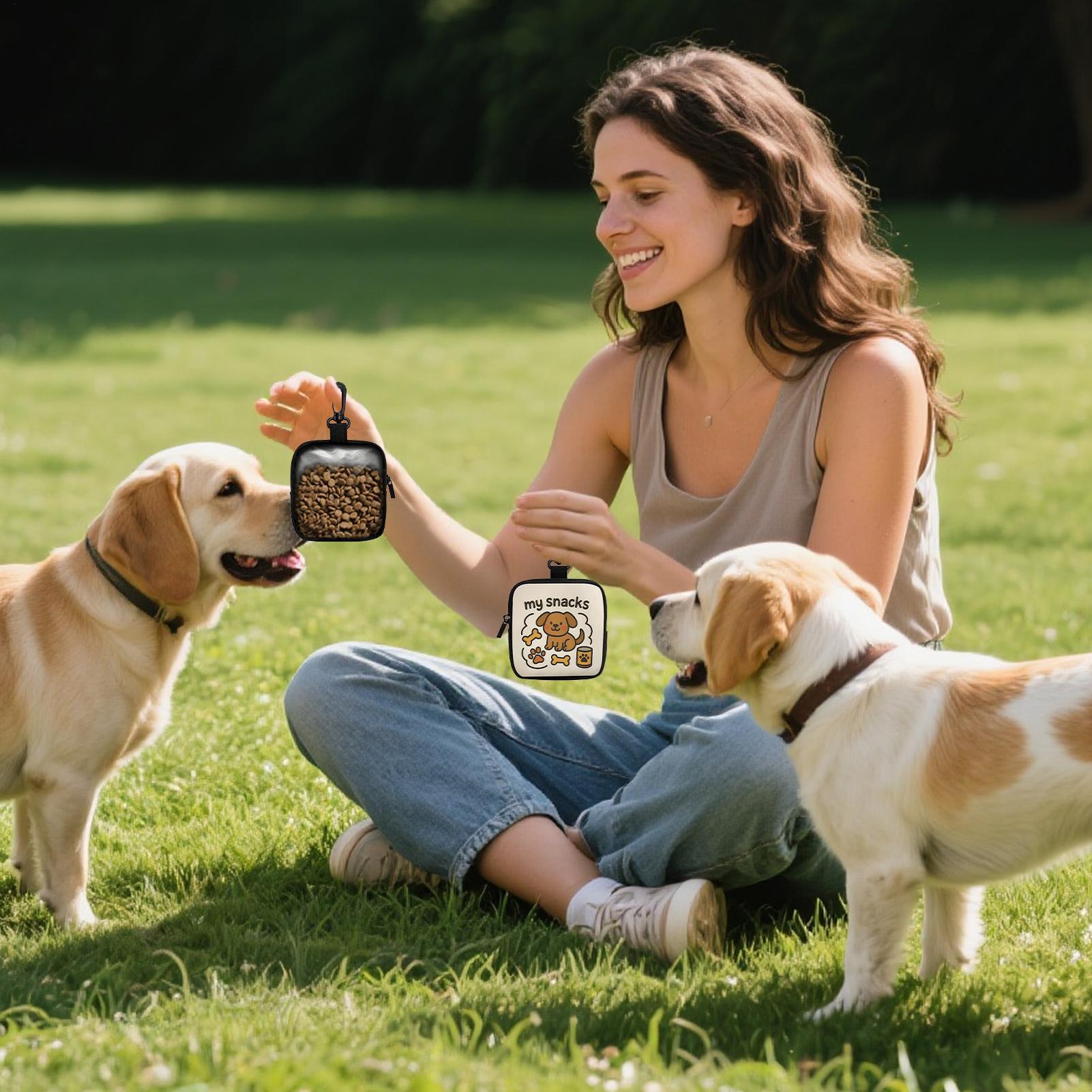 Food Snacks For Hiking - Tragbare Leckerlibeutel für Hunde, Futterbeutel für