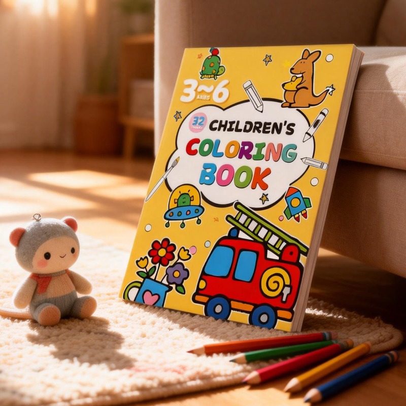 Food And Snacks Coloring Book Bold And Easy - Kinder-Malbuch mit farbigen Motiven, Graffiti-Cartoon-Tieren, Transportmitteln,
