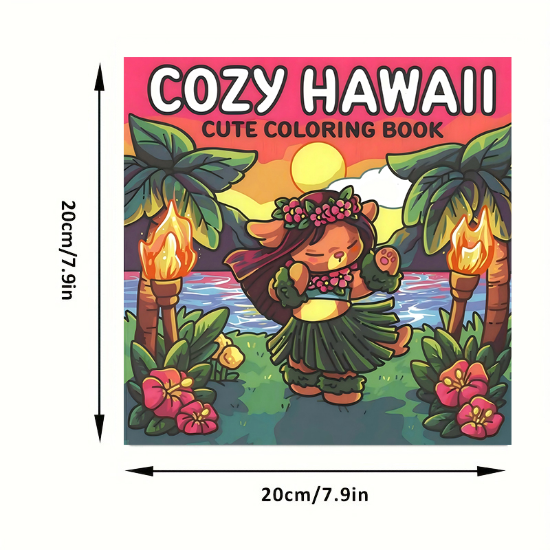 28-seitiges Malbuch im Hawaii- – Food And Snacks Coloring Book Bewertung und Preis