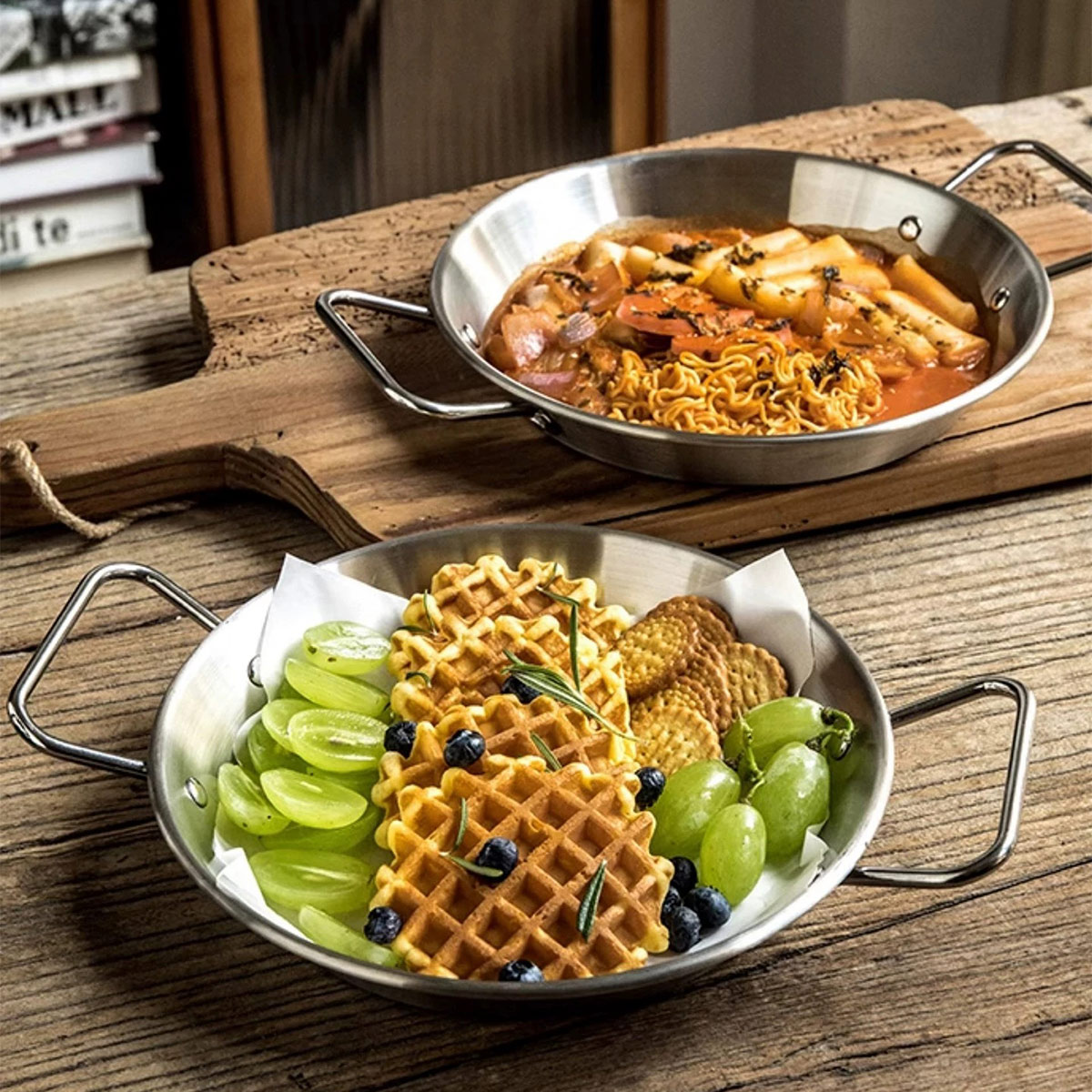 INS Edelstahl-Meeresfrüchtetop – Korean Food Snacks Bewertung und Preis