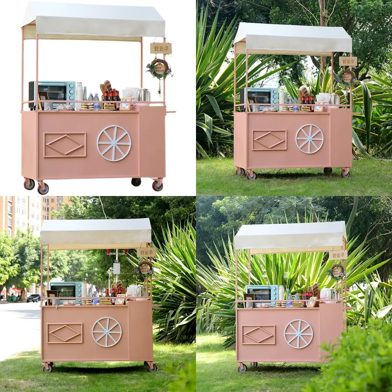 Mobiler Hand-Snack-Wagen für d – Snacks Food Stall Bewertung und Preis