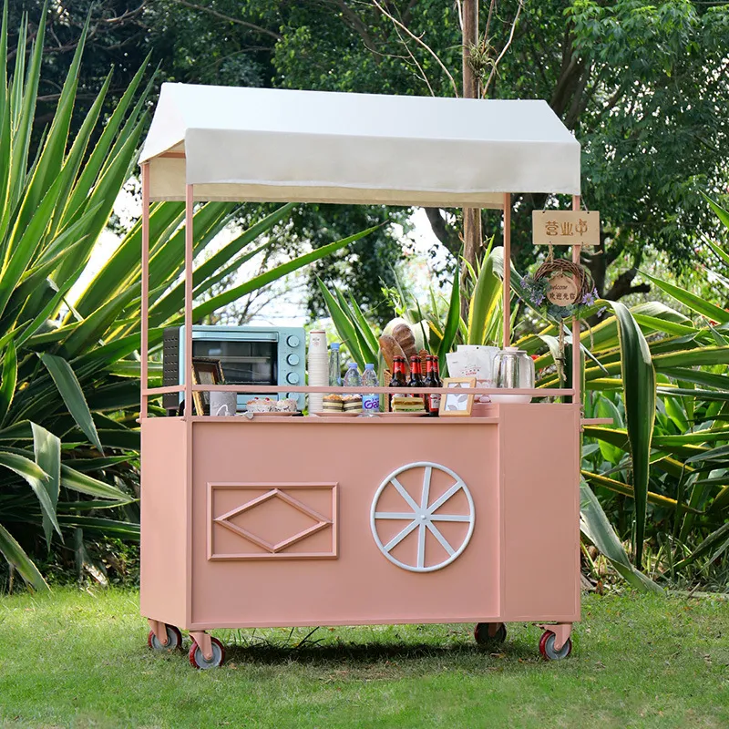 Mobiler Hand-Snack-Wagen für d – Snacks Food Stall Bewertung und Preis