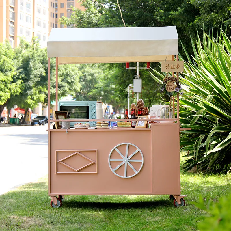 Mobiler Hand-Snack-Wagen für d – Snacks Food Stall Bewertung und Preis