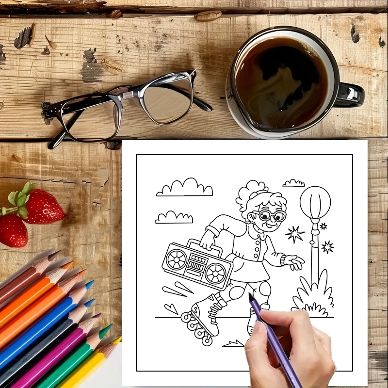 Malbuch für Erwachsene mit Ver – Food And Snacks Coloring Book Bewertung und Preis