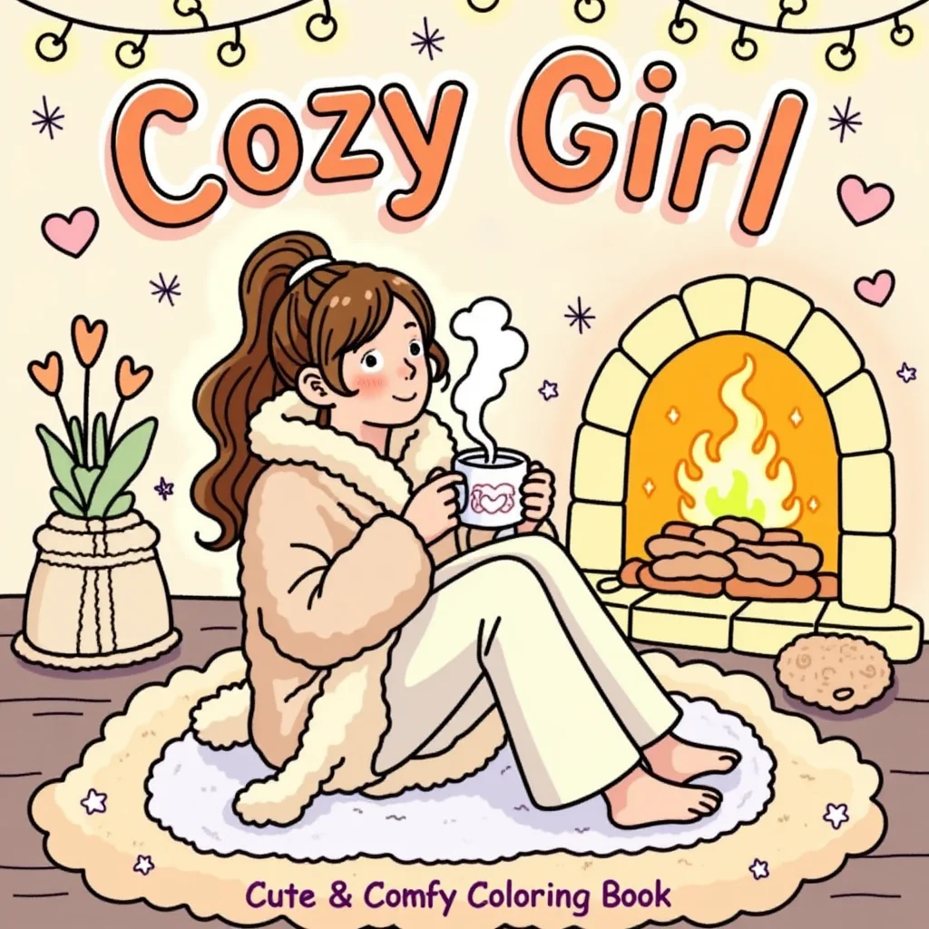 28-seitiges Gemütliches Mädche – Food And Snacks Coloring Book Bewertung und Preis