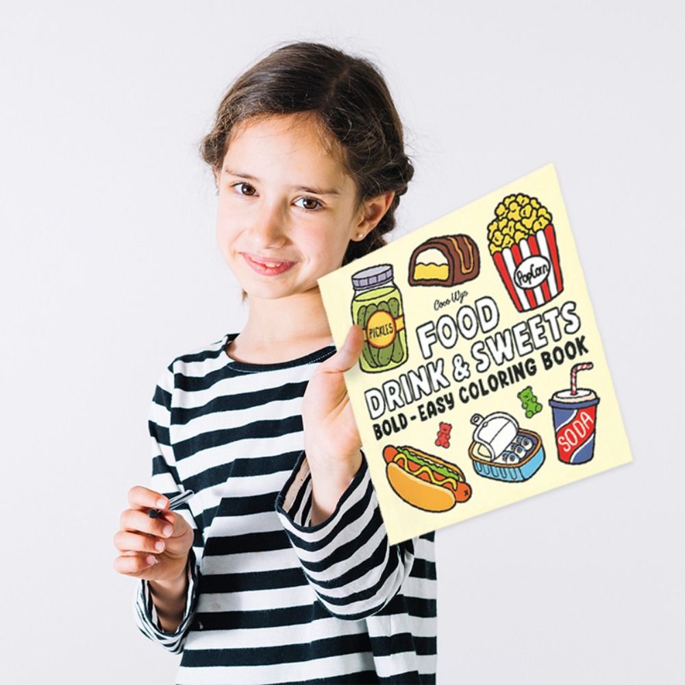 Beruhigendes Malbuch für Mädch – Food And Snacks Coloring Book Bewertung und Preis