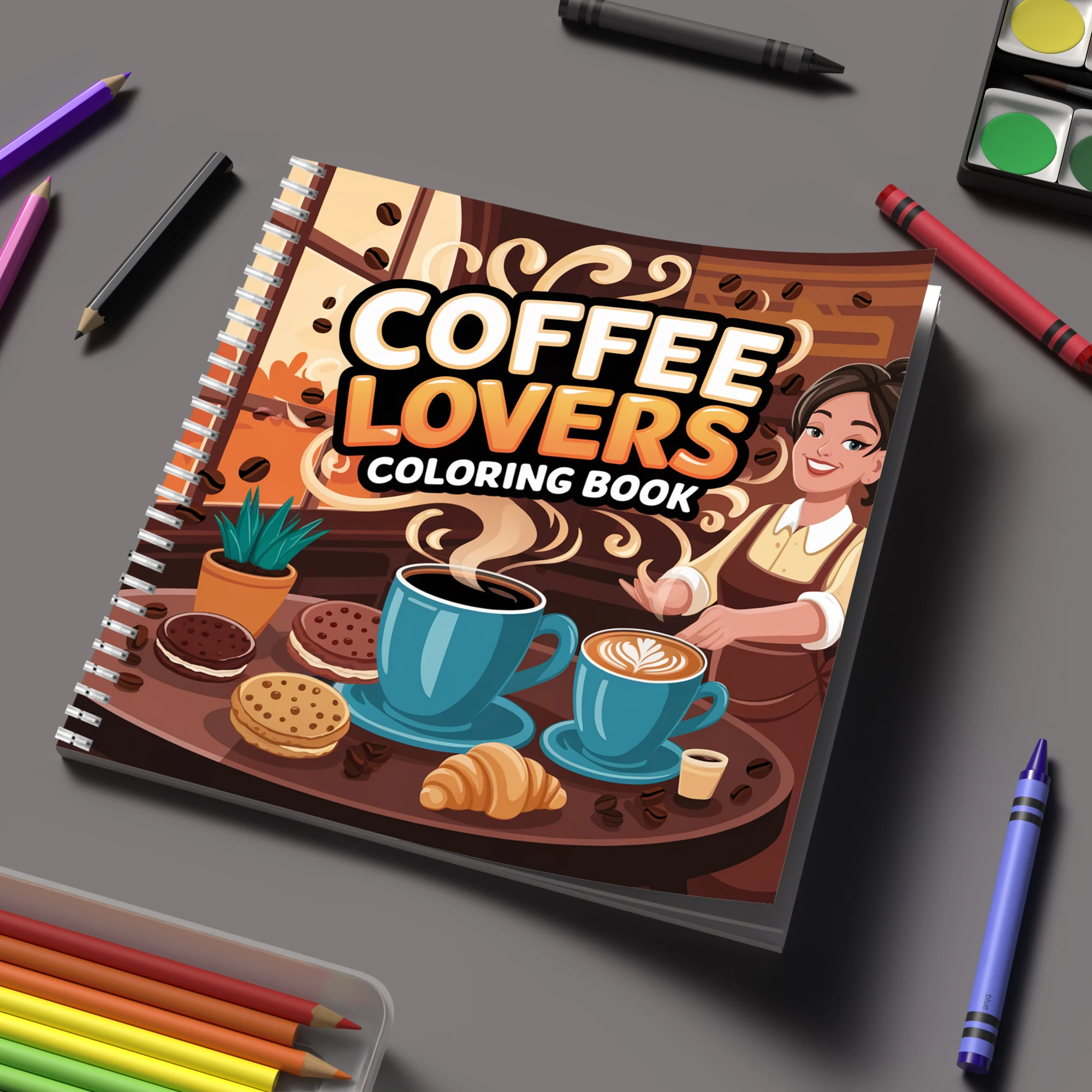 Malbuch für Kaffeeliebhaber fü – Food And Snacks Coloring Book Bewertung und Preis