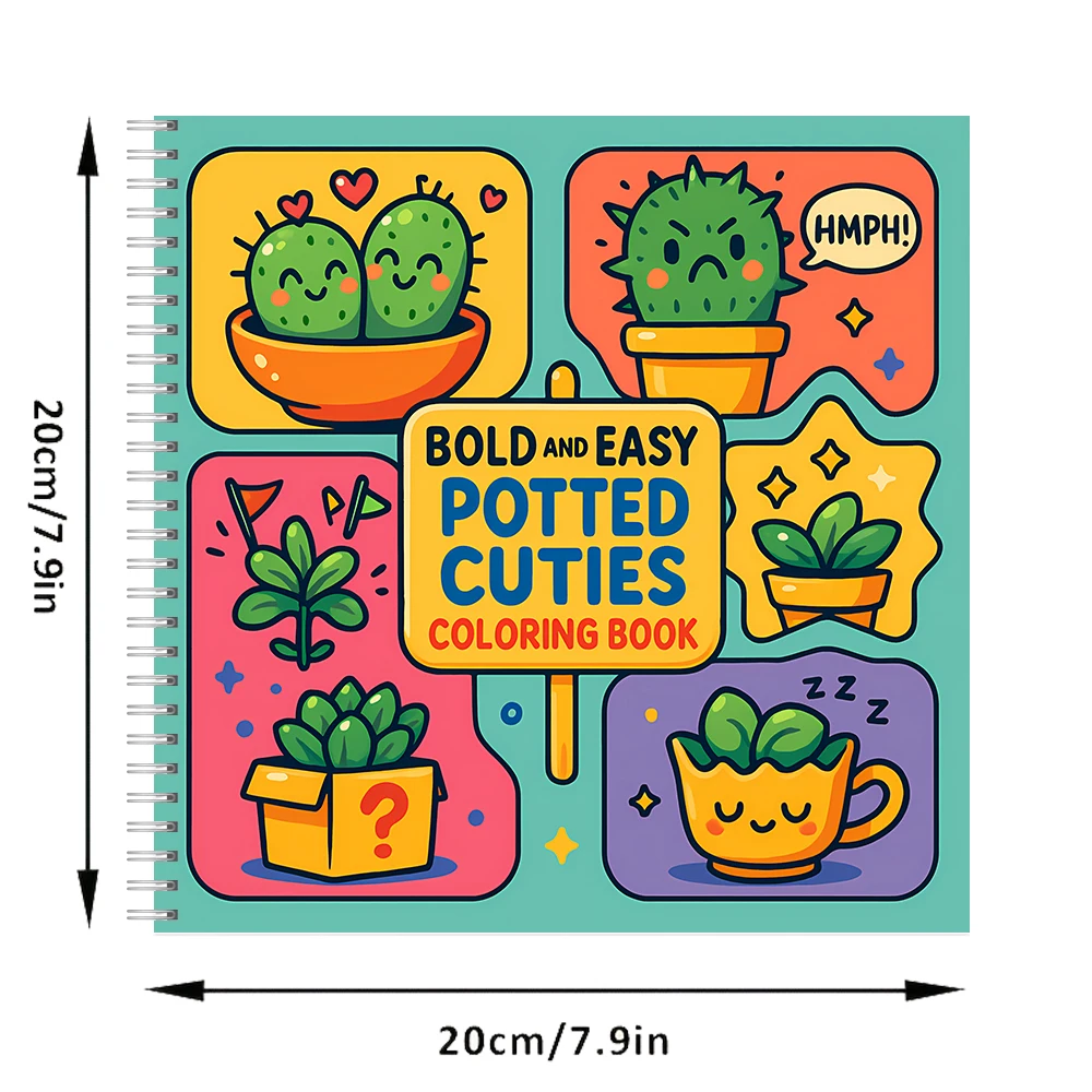 Easy Potted Cuties Malbuch für – Food And Snacks Coloring Book Bewertung und Preis