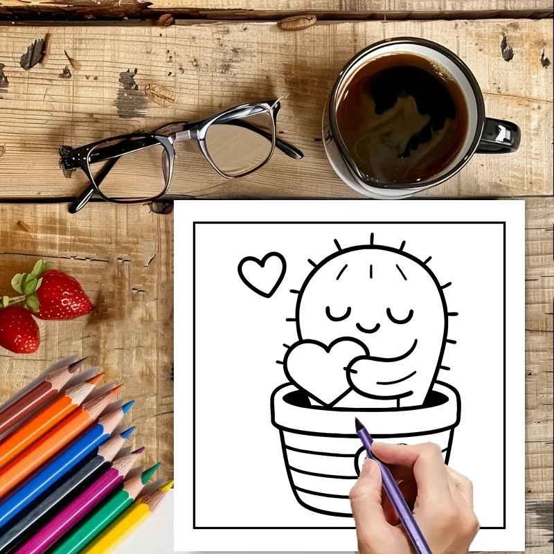 Easy Potted Cuties Malbuch für – Food And Snacks Coloring Book Bewertung und Preis