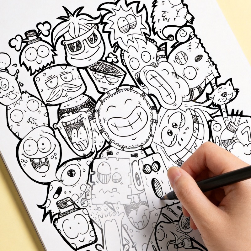Ein handgezeichnetes Entspannu – Food And Snacks Coloring Book Bold And Easy Bewertung und Preis