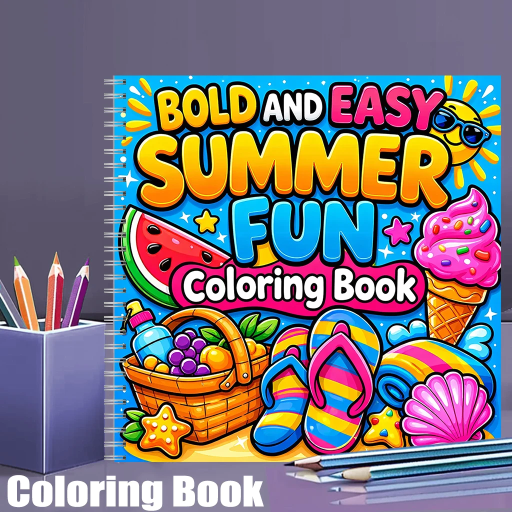 Malbuch Sommer-Spaß für Erwach – Food And Snacks Coloring Book Bewertung und Preis