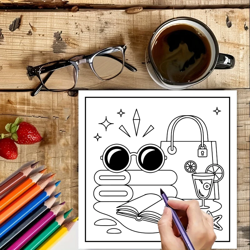 Malbuch Sommer-Spaß für Erwach – Food And Snacks Coloring Book Bewertung und Preis
